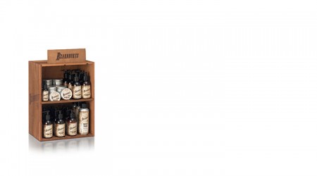 Expositor de madera Beardburys - Material Promocional - Carobels Cosmetics